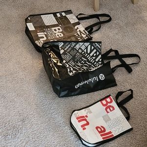 3 Lululemon bags